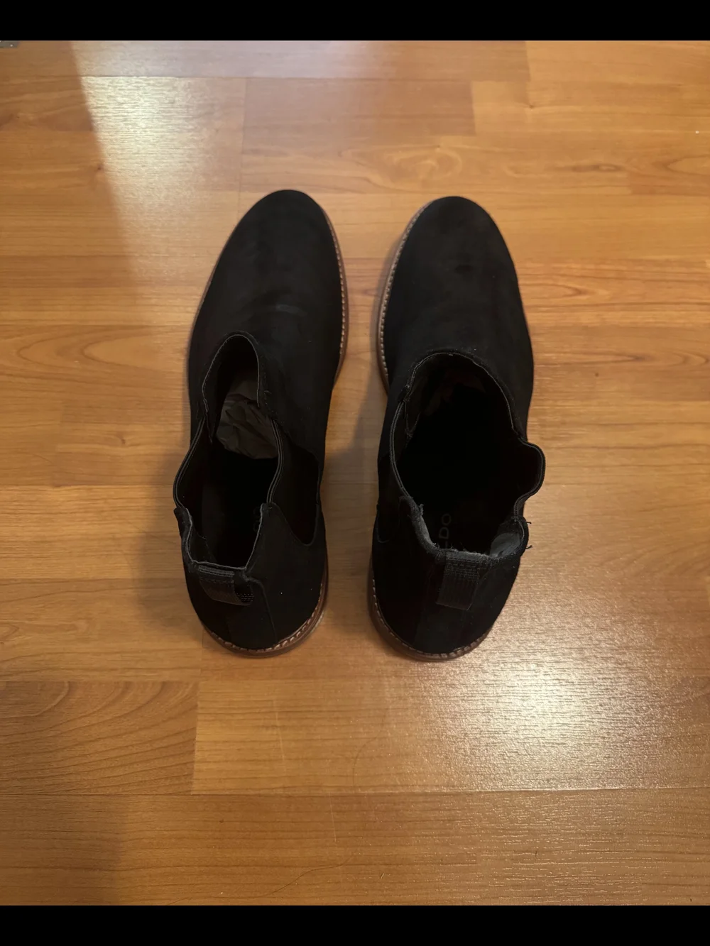 Aldo Black Suede Chukka Boots
